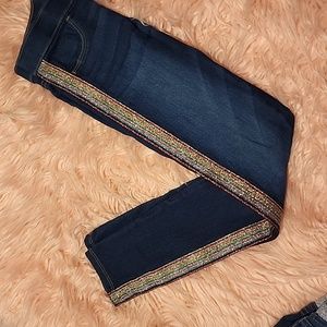SO Size 12 Jeggings with sparkly leg stripe